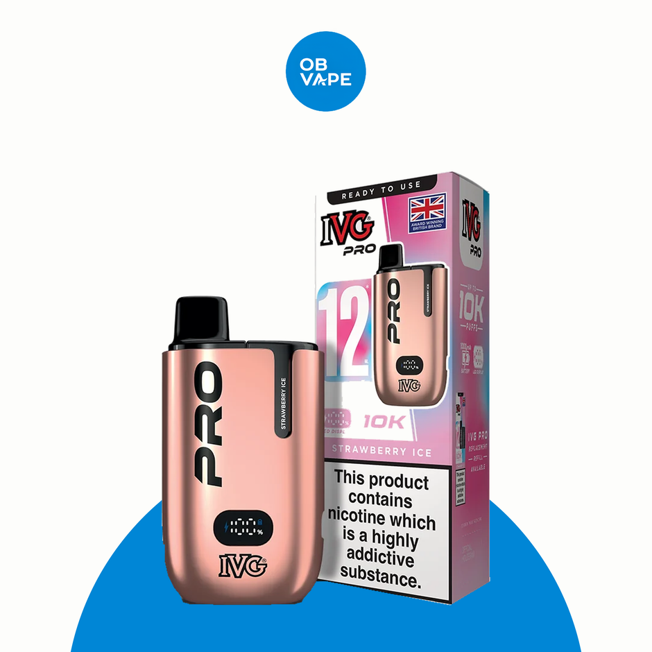 IVG Pro 10K Prefilled Pod Kit – Strawberry Ice approved OB Vape product image
