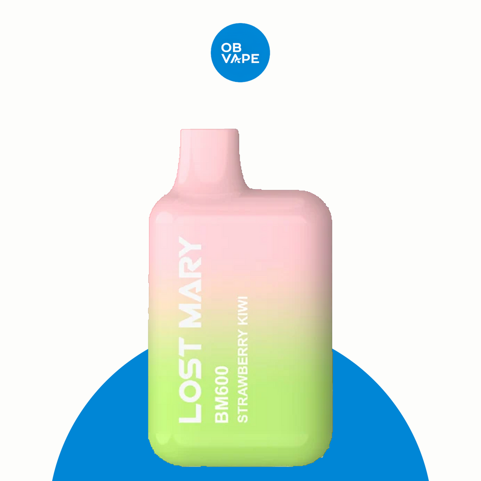 Lost Mary BM600 Disposable Vape (20mg) – Strawberry Kiwi official product image | OB Vape