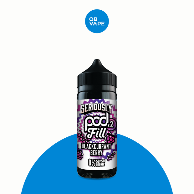 Doozy Blackcurrant Berry 100ml Shortfill – approved OB Vape brand-organised product image
