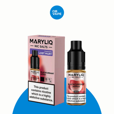 Blackcurrant Apple - Maryliq Nic Salt – approved OB Vape brand-organised product image