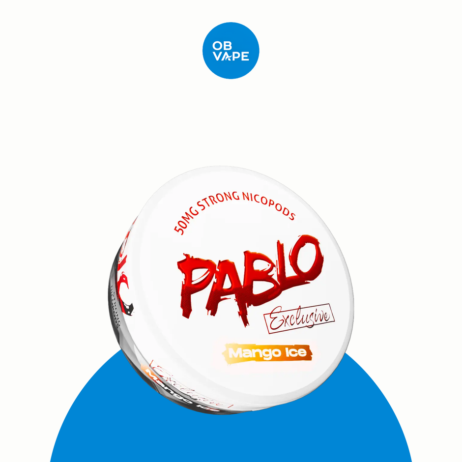 PABLO Nicotine Pouches – Mango Ice approved genuine product image | OB Vape