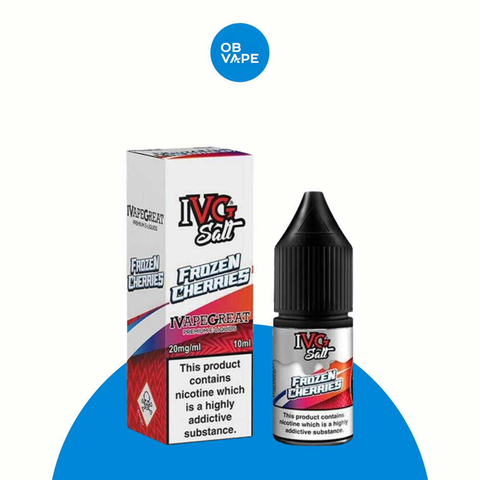 IVG Nic Salt - Frozen Cherries 10ml – approved OB Vape brand-organised product image