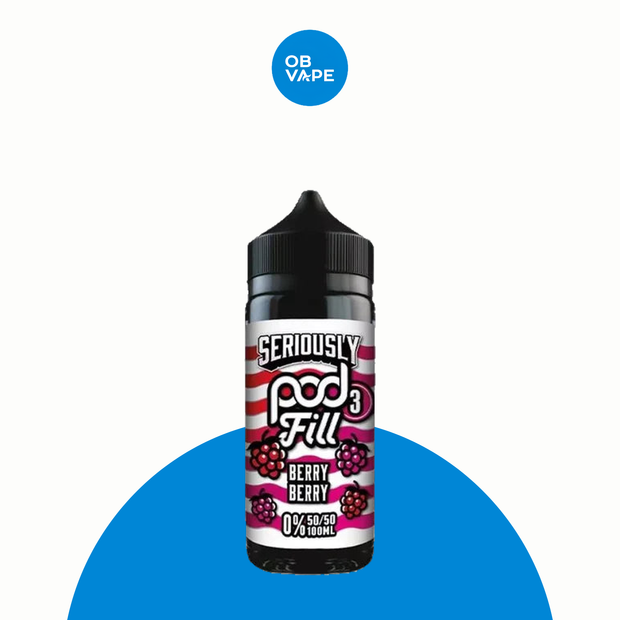 Doozy Berry Berry 100ml Shortfill – approved OB Vape brand-organised product image