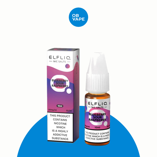 Blueberry Sour Raspberry - Elfliq Elf Bar Salt – approved OB Vape brand-organised product image