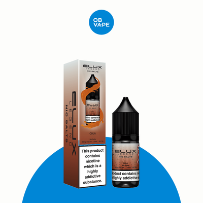 Cola – Elux Legend Nic Salt 10ml – approved ELUX retail box and bottle product image | OB Vape