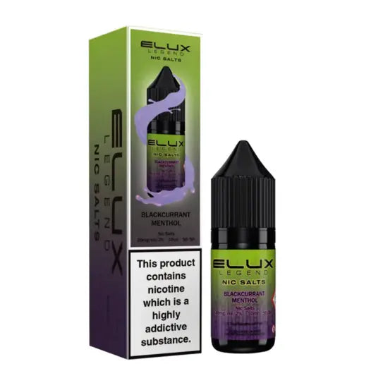 Blackcurrant Menthol – Elux Legend Nic Salt 10ml