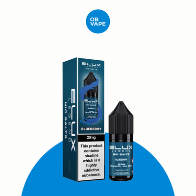 Blueberry – Elux Legend Nic Salt 10ml – approved ELUX retail box and bottle product image | OB Vape