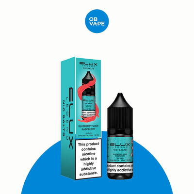 Blueberry Sour Raspberry – Elux Legend Nic Salt 10ml – approved ELUX retail box and bottle product image | OB Vape