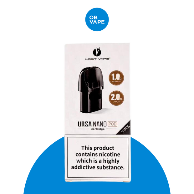 Lost Vape - Ursa Nano Pods (3 Pack) OB Vape Ireland.