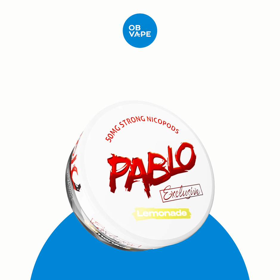PABLO Nicotine Pouches – Lemonade (50mg) approved genuine product image | OB Vape