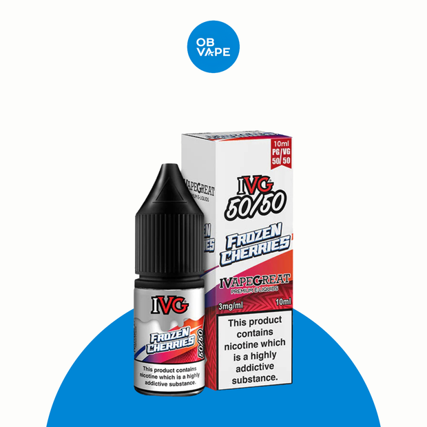 IVG 50/50 - Frozen Cherries – approved OB Vape brand-organised product image