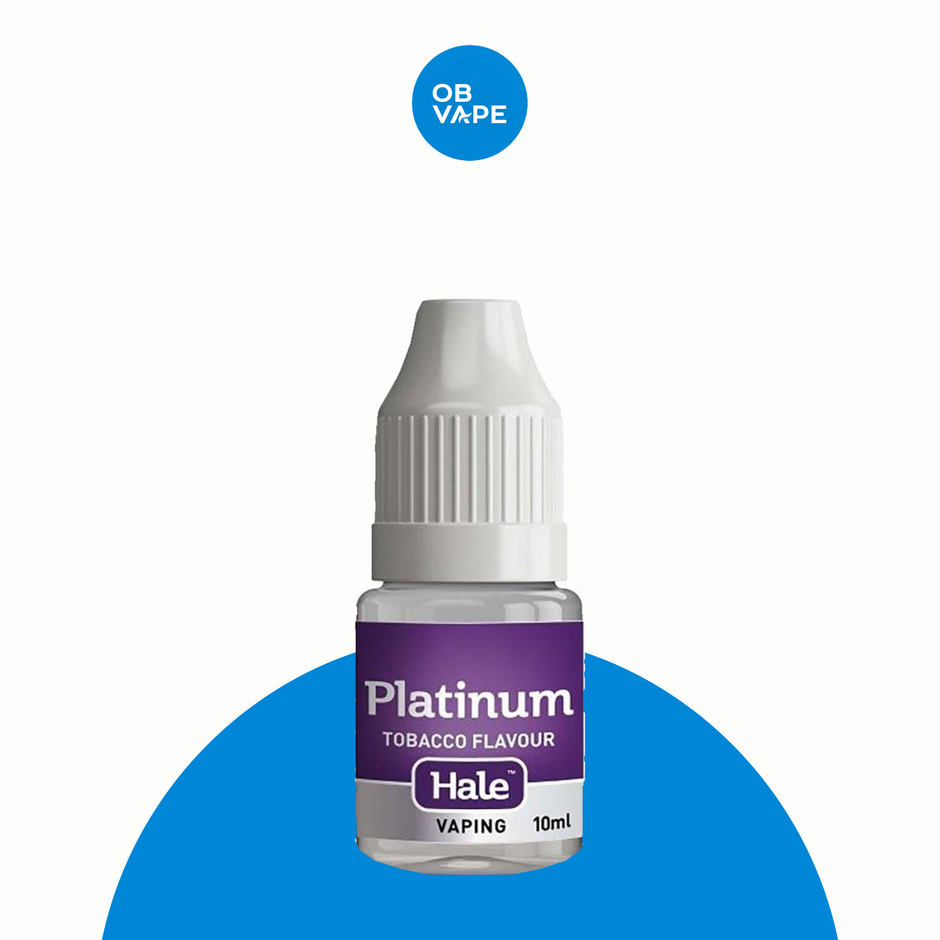 Platinum Tobacco - Hale E-Liquid Vape Ireland – All strengths: 6mg, 12mg, 18mg approved OB Vape Batch 23 product image