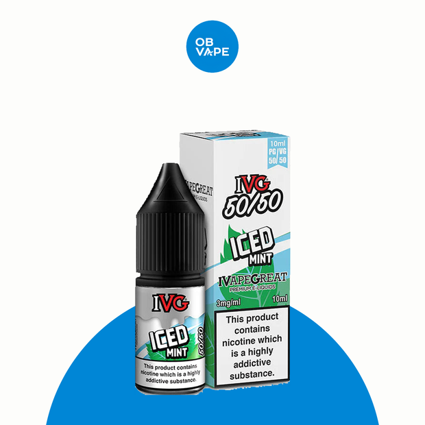 Iced Mint - IVG 50/50 – approved OB Vape brand-organised product image