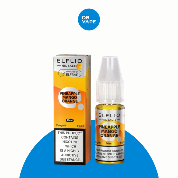 Pineapple Orange Mango - Elfliq Elf Bar Salt – All strengths: 10mg, 20mg approved OB Vape Batch 23 product image