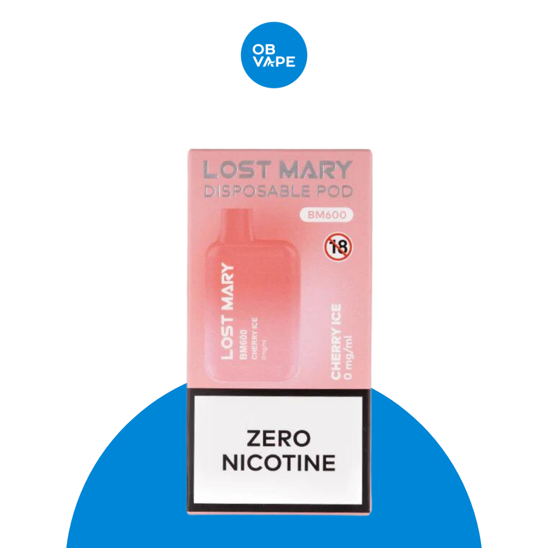 Lost Mary BM600 0% ZERO Nicotine - Disposable Pod Vape (600 Puffs) - OB Vape Shop Ireland | Free Next Day Delivery Over €50 | OB Vape Ireland's Premier Vape Shop | OB Bar Disposable Vape