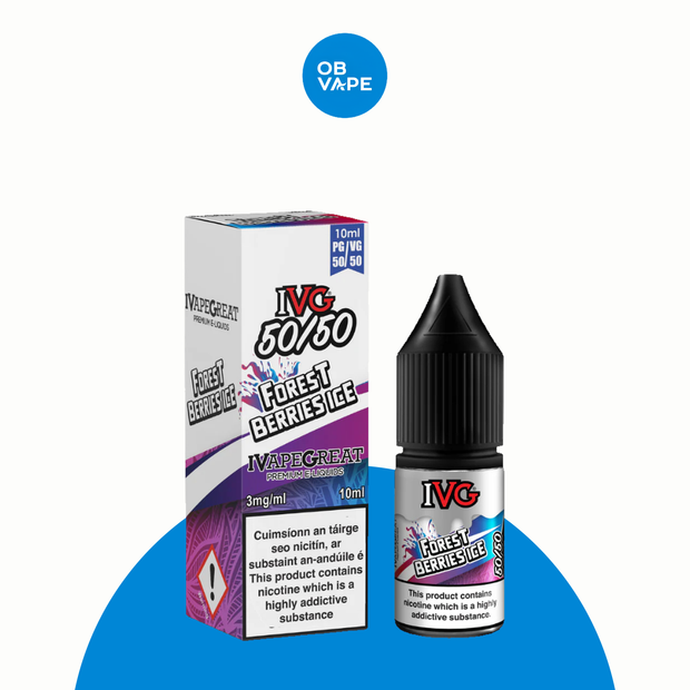 Forest Berries Ice - IVG 50/50 – approved OB Vape brand-organised product image