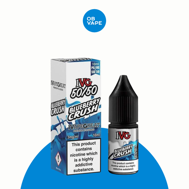 Blueberry Crush - IVG 50/50 – approved OB Vape brand-organised product image
