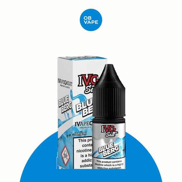 Blueberg Burst - IVG Nic Salt 10ml – approved OB Vape brand-organised product image