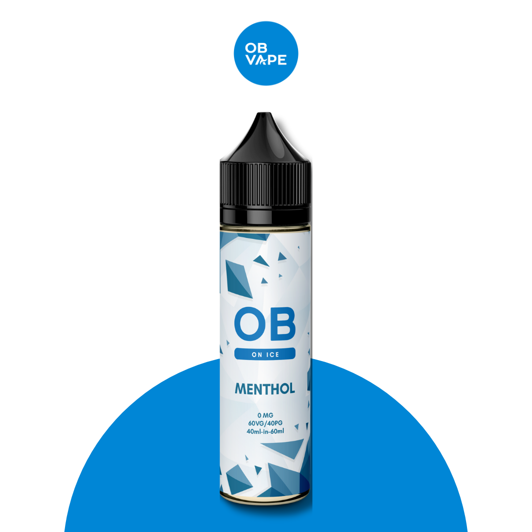 Menthol - OB On Ice 40ml - OB Vape Shop Ireland | Free Next Day Delivery Over €50 | OB Vape Ireland's Premier Vape Shop | OB Bar Disposable Vape