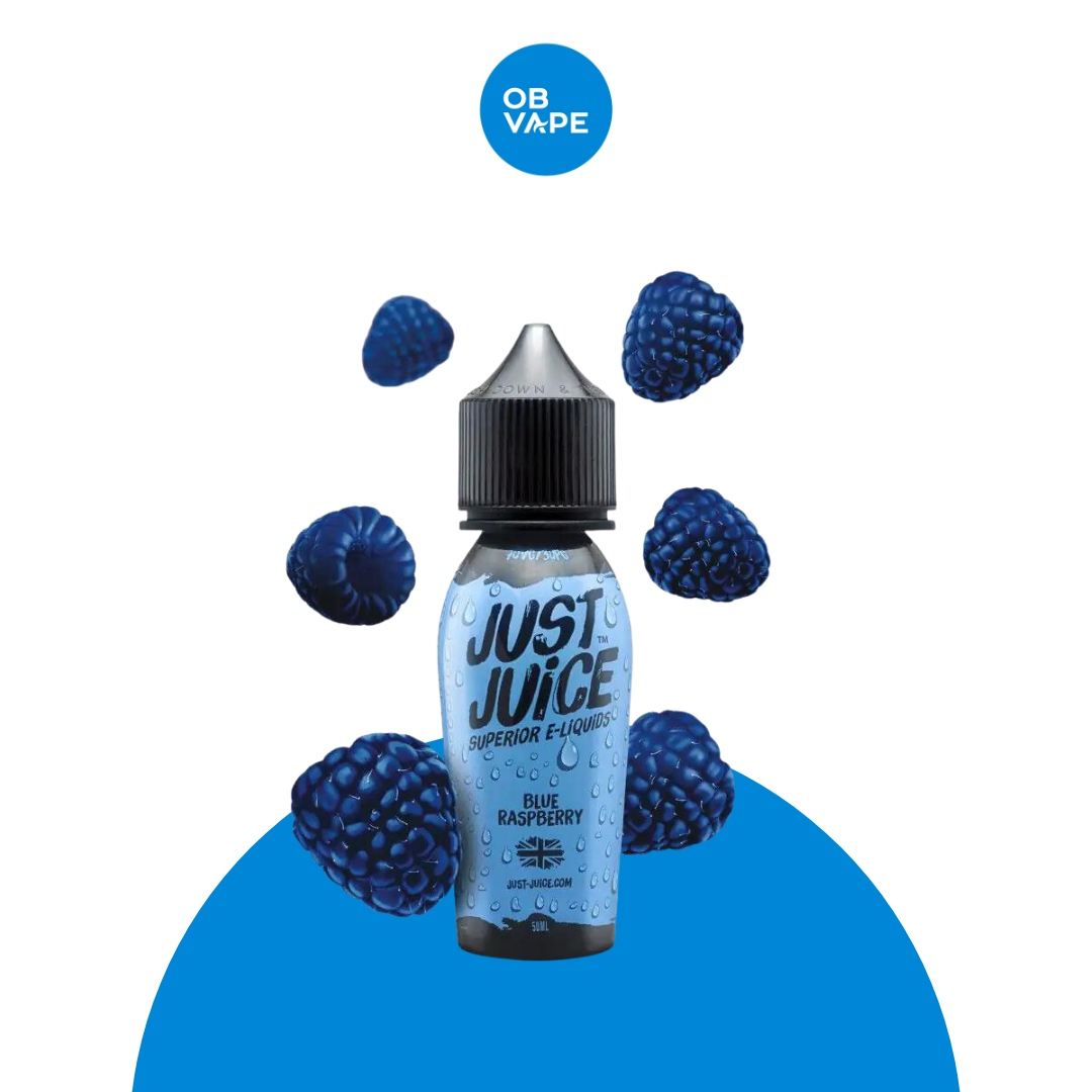 Blue Raspberry - Just Juice 50ml - OB Vape Shop Ireland | Free Next Day Delivery Over €50 | OB Vape Ireland's Premier Vape Shop | OB Bar Disposable Vape
