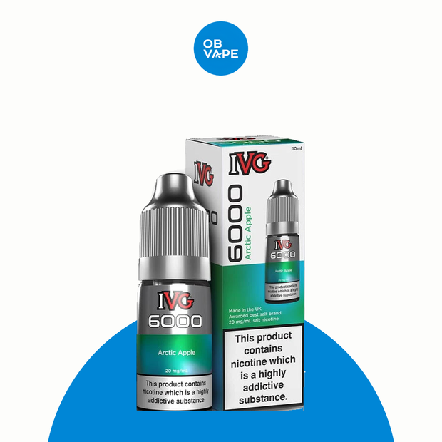 Arctic Apple - IVG 6000 Nic Salt – approved OB Vape brand-organised product image