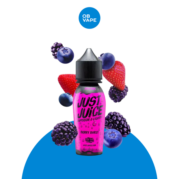 Berry Burst - Just Juice 50ml - OB Vape Shop Ireland | Free Next Day Delivery Over €50 | OB Vape Ireland's Premier Vape Shop | OB Bar Disposable Vape