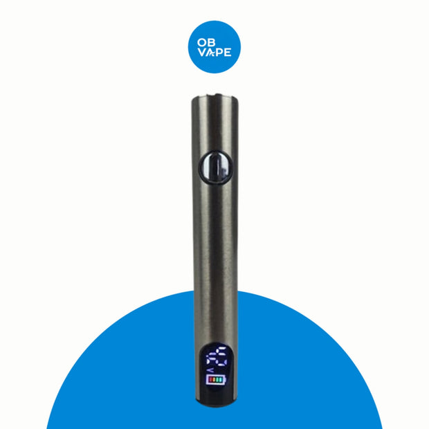 510 Battery 400mAh – Stainless Steel