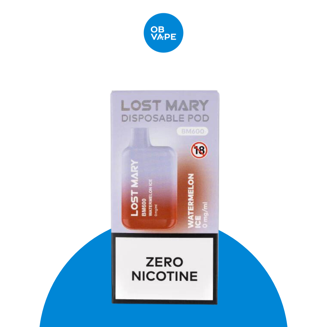 Lost Mary BM600 0% ZERO Nicotine - Disposable Pod Vape (600 Puffs) - OB Vape Shop Ireland | Free Next Day Delivery Over €50 | OB Vape Ireland's Premier Vape Shop | OB Bar Disposable Vape