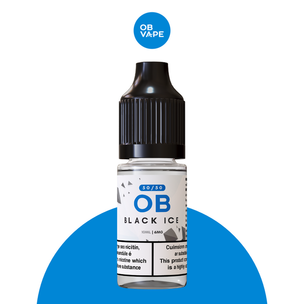 Black Ice - OB 50/50 10ml OB Vape Ireland.