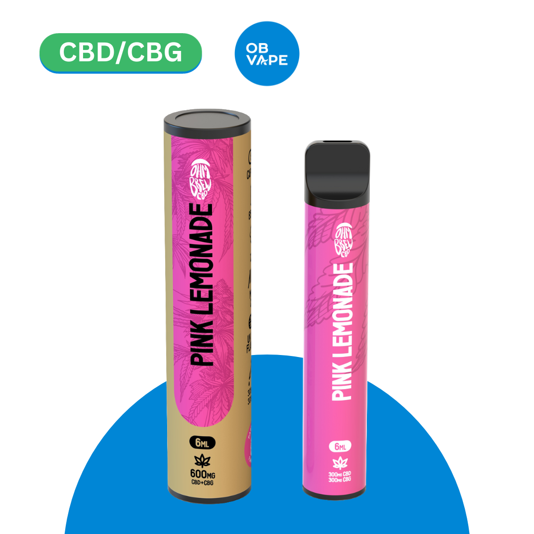 Pink Lemonade - Ohm Brew CBD & CBG Disposable