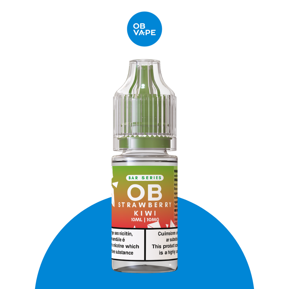 Strawberry Kiwi - OB Bar Series Salt 10ml - OB Vape Shop Ireland | Free Next Day Delivery Over €50 | OB Vape Ireland's Premier Vape Shop | IVG 2400, Lost Mary, Elfliq, Disposable Vape