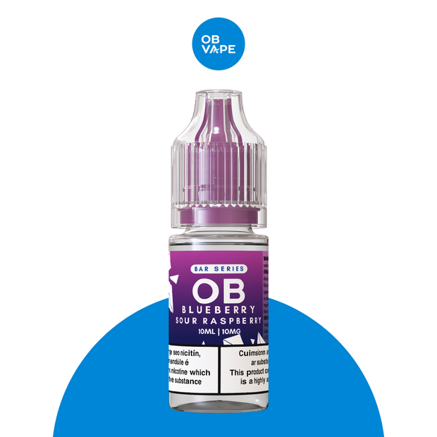 Blueberry Sour Raspberry - OB Bar Series Salt 10ml - OB Vape Shop Ireland | Free Next Day Delivery Over €50 | OB Vape Ireland's Premier Vape Shop | IVG 2400, Lost Mary, Elfliq, Disposable Vape