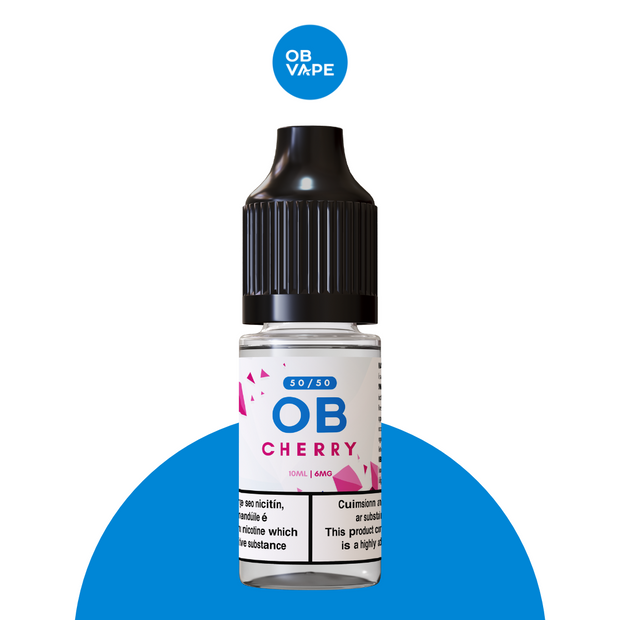 Cherry - OB 50/50 10ml - OB Vape Shop Ireland | Free Next Day Delivery Over €50 | OB Vape Ireland's Premier Vape Shop | OB Bar Disposable Vape