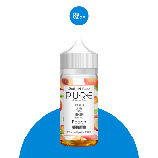 Pure - Peach 50ml - OB Vape Shop Ireland | Free Next Day Delivery Over €50 | OB Vape Ireland's Premier Vape Shop | OB Bar Disposable Vape