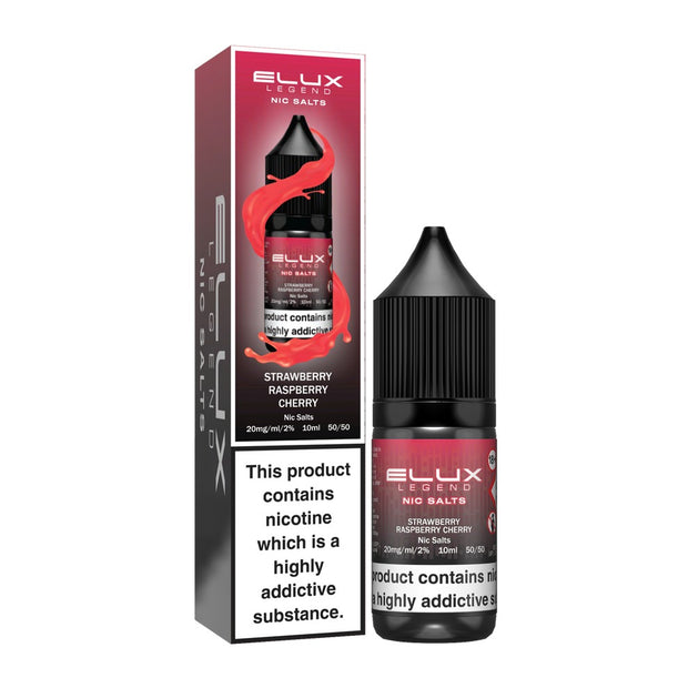 Strawberry Raspberry Cherry – Elux Legend Nic Salt 10ml