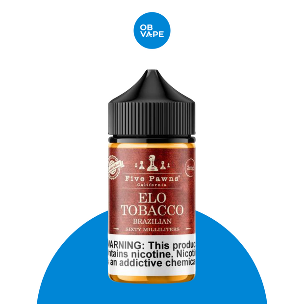 Elo Tobacco - Five Pawns 50ml - OB Vape Shop Ireland | Free Next Day Delivery Over €50 | OB Vape Ireland's Premier Vape Shop | IVG 2400, Lost Mary, Elfliq, Disposable Vape