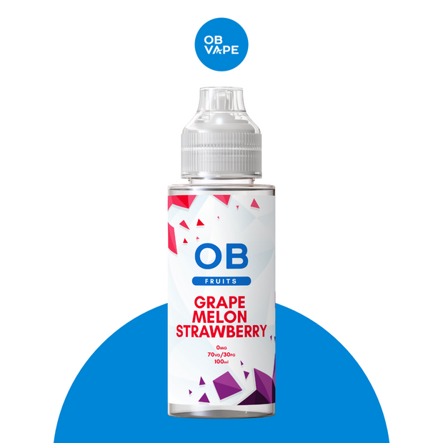 Grape Melon Strawberry - OB Fruits 100ml OB Vape Ireland.