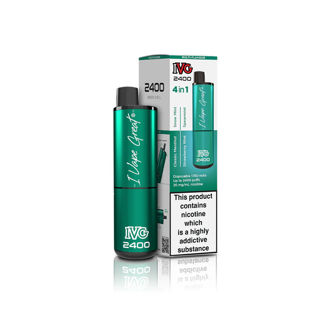 IVG 2400 Puff Disposable Vape (Classic Menthol)