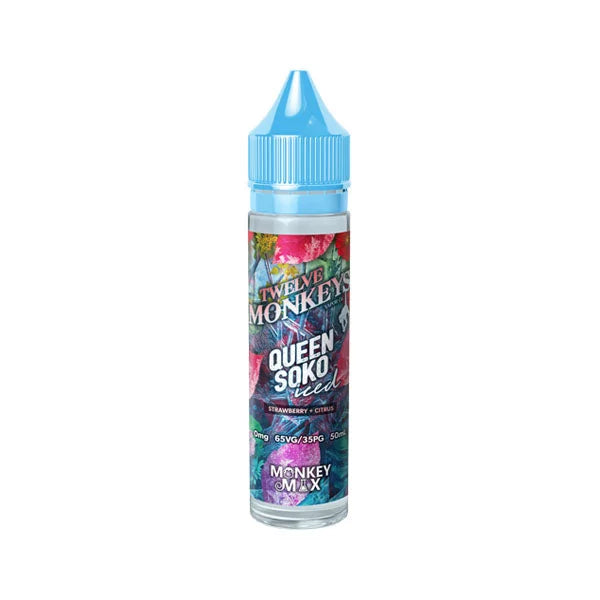 Ice Age Queen Soko Iced  - Twelve Monkeys 0mg 50ml Shortfill OB Vape Ireland.