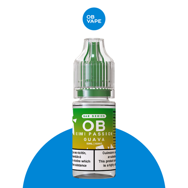 Kiwi Passion Guava - OB Bar Series Salt 10ml - OB Vape Shop Ireland | Free Next Day Delivery Over €50 | OB Vape Ireland's Premier Vape Shop | OB Bar Disposable Vape