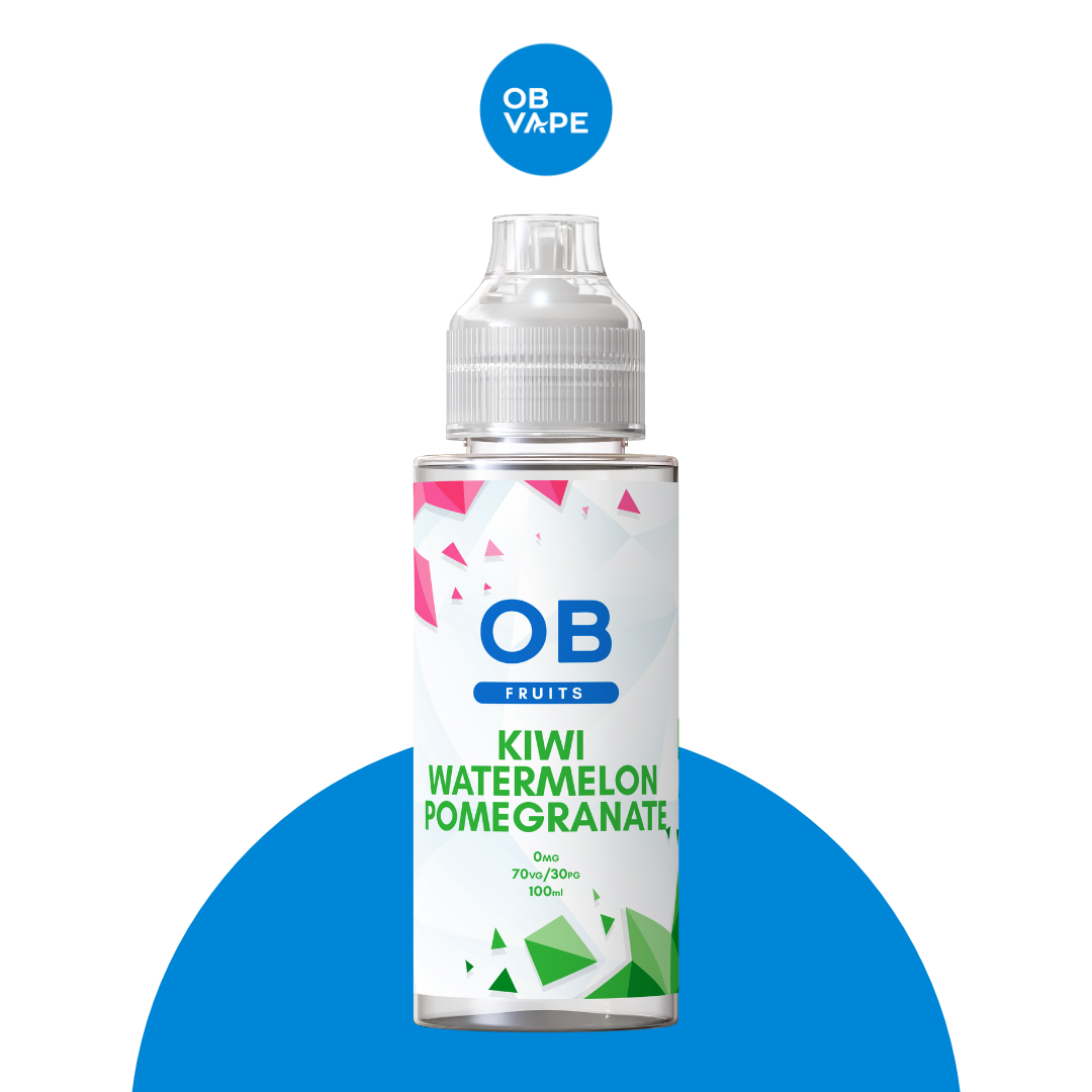 Kiwi Watermelon Pomegranate - OB Fruits 100ml - OB Vape Shop Ireland | Free Next Day Delivery Over €50 | OB Vape Ireland's Premier Vape Shop | OB Bar Disposable Vape