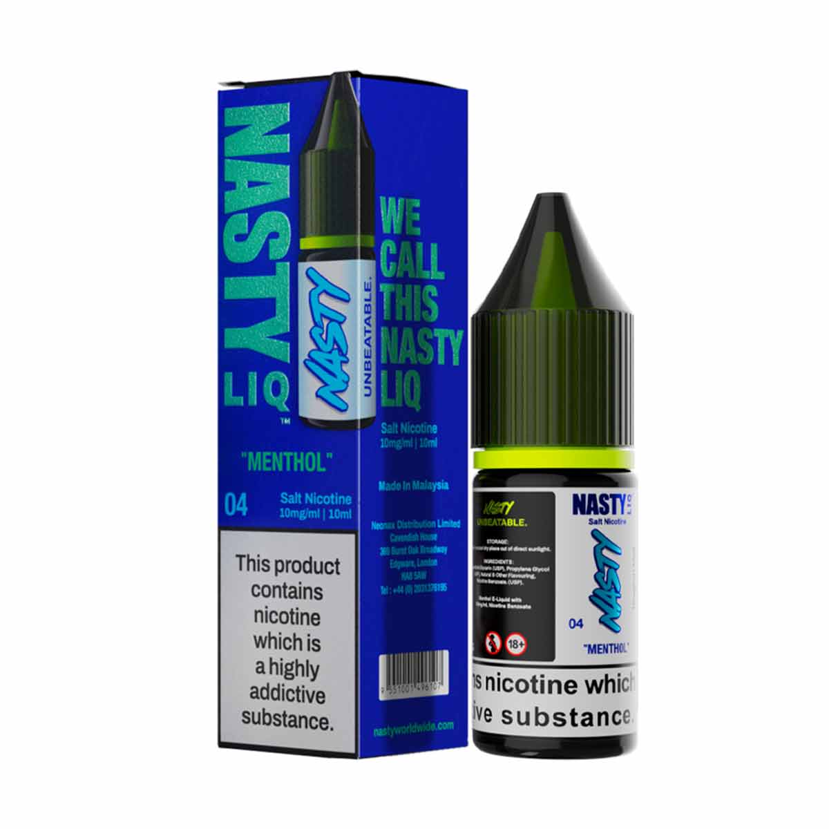 Menthol - Nasty Liq Nic Salts 10ml