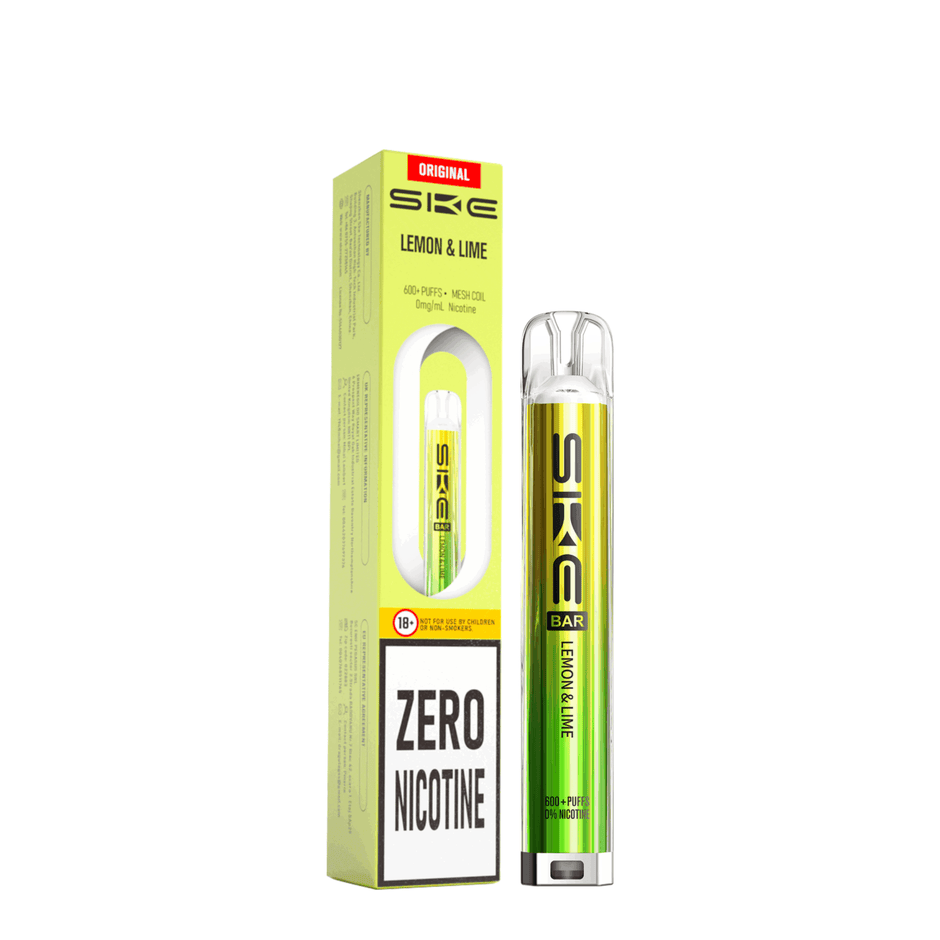 SKE Crystal Bar 600 Puff ZERO NICOTINE Disposable