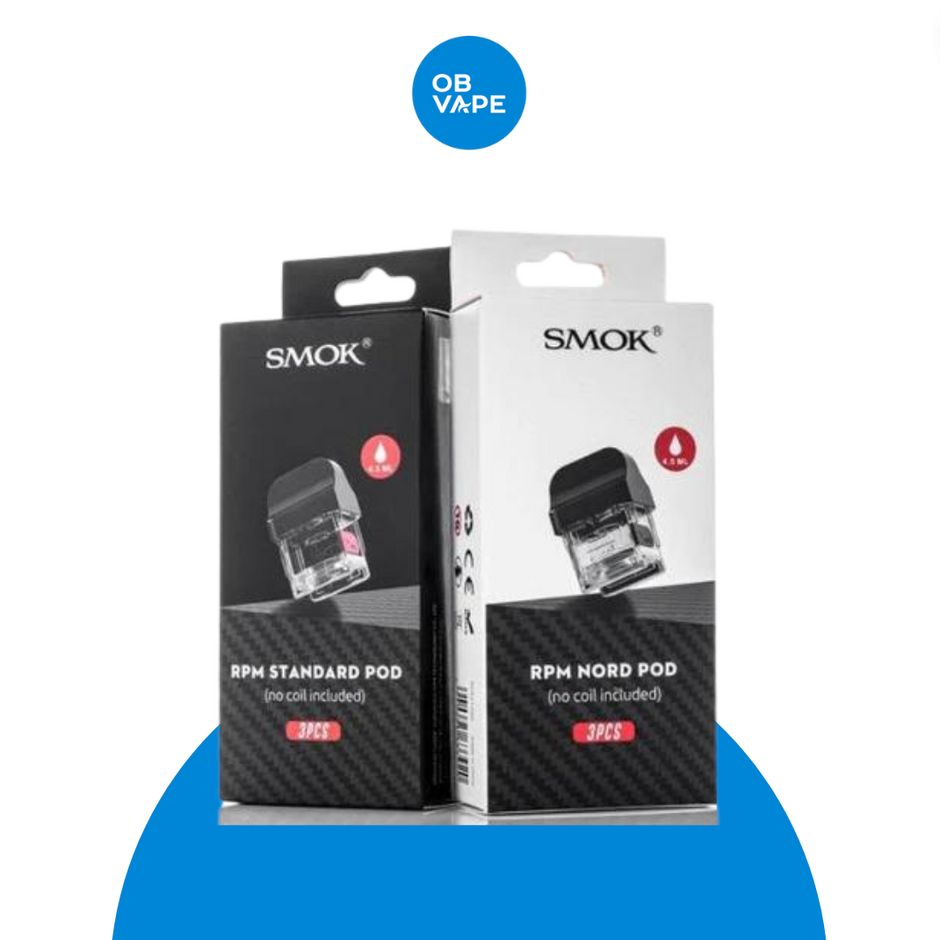 Smok RPM 40 Empty Pod (Nord 4.5ml) - OB Vape Shop Ireland | Free Next Day Delivery Over €50 | OB Vape Ireland's Premier Vape Shop | IVG 2400, Lost Mary, Elfliq, Disposable Vape