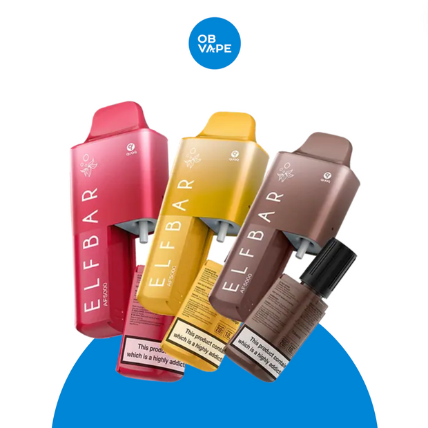 Elf Bar 5K AF5000 Disposable Vape Kit (5000 Puffs) OB Vape Ireland.