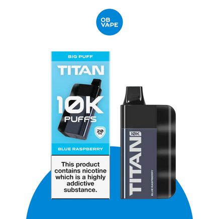 Titan 10K Disposable Vape (10,000 Puffs) OB Vape Ireland.