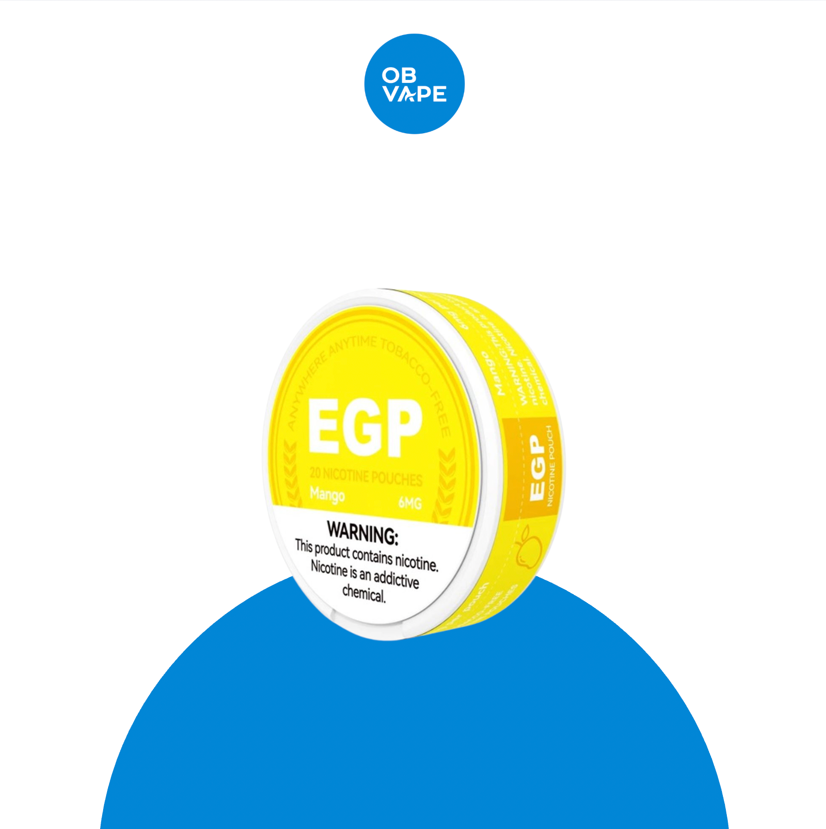 EGP Nicotine Pouches (6MG/14MG) OB Vape Ireland.