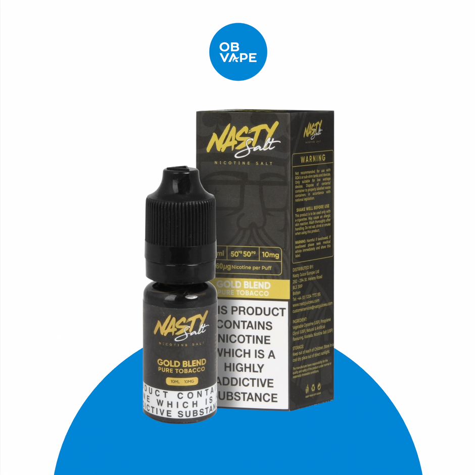 Gold Tobacco – Nasty Salts 10ml