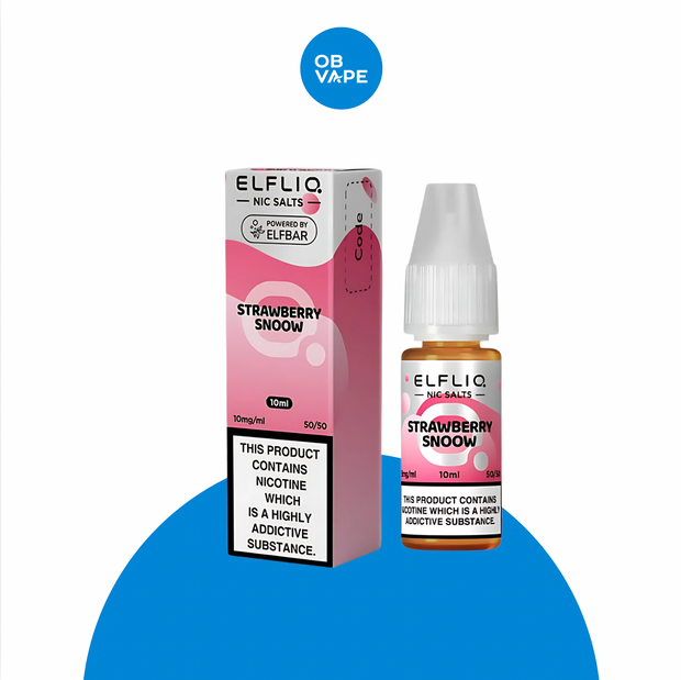 Strawberry Ice Cream (Strawberry Snoow) - Elfliq Elf Bar Salt 10ml