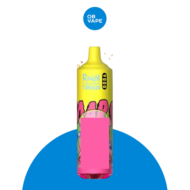 Tornado 9000 Puff Disposable Vape (ZERO 0% NICOTINE) OB Vape Ireland.